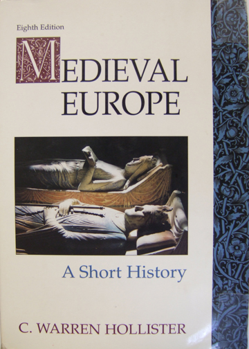 The Cover of the 8th Edition of Medieval Europe: A Short History, showing the burial effigies of Eleanor of Aquitaine and Henry II.